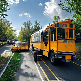vistoria do transporte escolar
