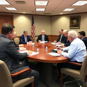 prefeito reúne secretariado