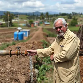 Samae obra de reforço de rede de água na Rua Pastor Albert Schneider