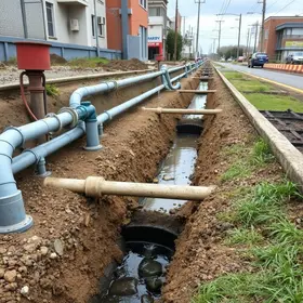 manutenções em redes de drenagem pluvial