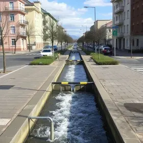 rede de água na Rua Adolfo Sacani