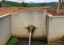 manutenção na estação de tratamento