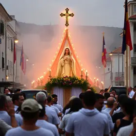 Procissão e Santa Missa em Jaraguá do Sul