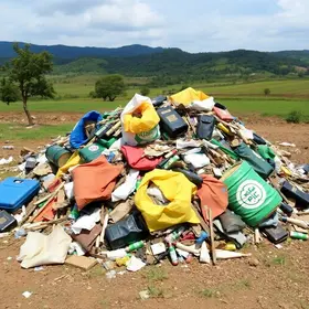 descarte irregular de entulhos