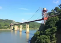Nova Ponte sobre o Rio Itapocuzinho