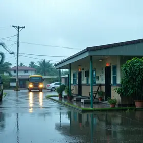 infiltrações na UBS em Santa Catarina
