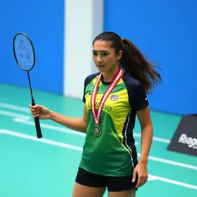 atleta de badminton de Itapetininga