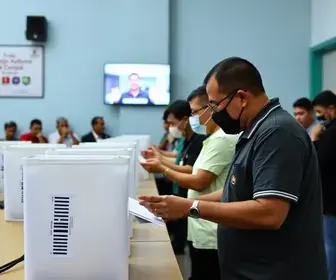 apuração ao vivo dos votos em Jaraguá do Sul