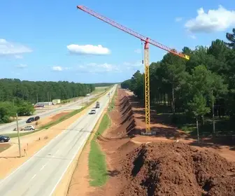 obra na Rota Cênica